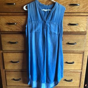 NWT Merona denim shirt dress